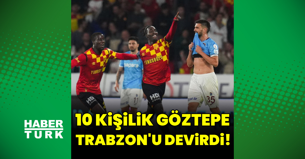 Göztepe – Trabzonspor: 2-1 (MAÇ SONUCU)
