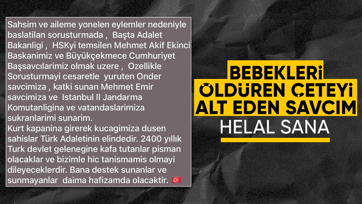 Yenidoğan çetesinin tehdit ettiği savcı: Kurt kapanına girdiniz, kucağımıza düştünüz