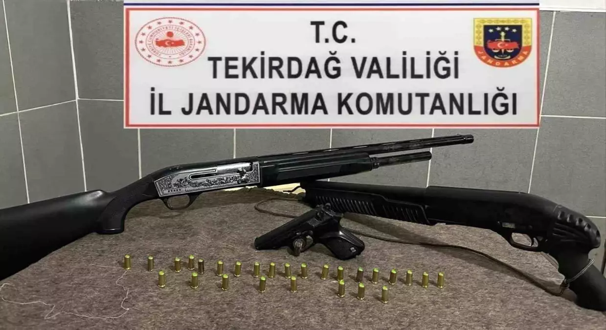 Tekirdağ’da Uyuşturucu ve Silah Operasyonu