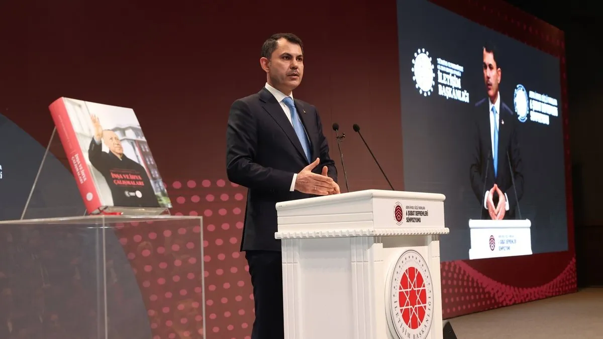 Bakan Kurum: Afet bölgesine 75 milyar dolar harcadık